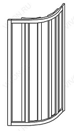 Ravak 3117010041 Душевой уголок "SKCP4-90 Rain" – фотография-2
